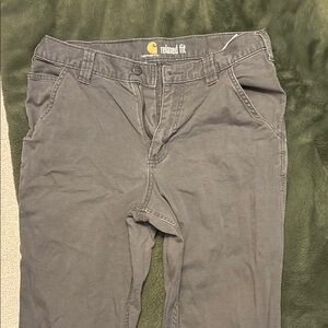 Carhartt Men's Relaxed Fit Gray Work Pants